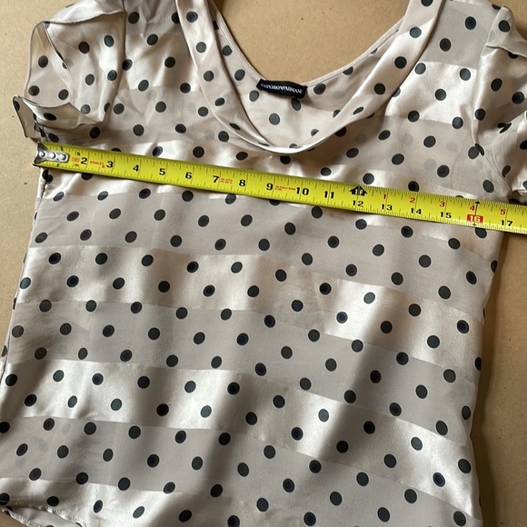 Vintage Emporio Armani 100% silk blouse. IT size 38 / US 2. Very good condition - Picture 6 of 11